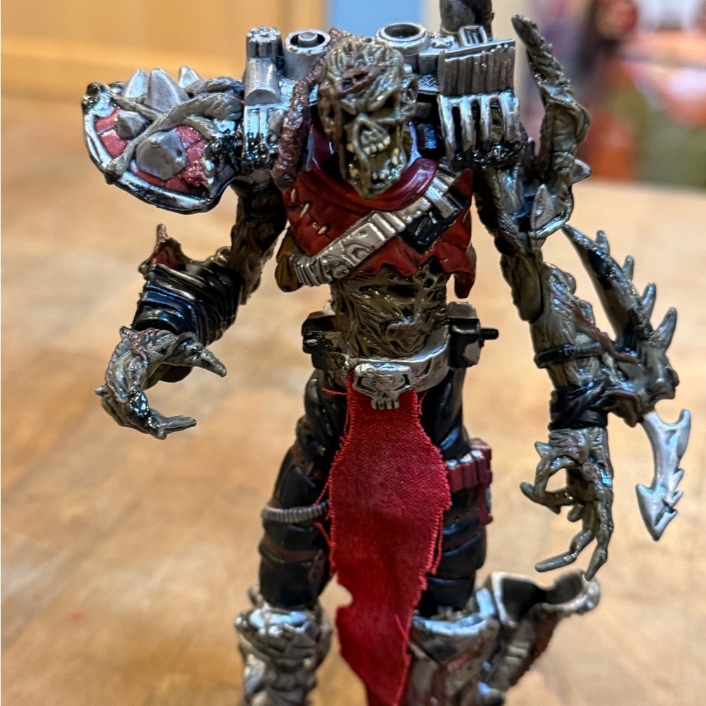 1997 McFarlane Spawn Series 7 Zombie Spawn Red Black Fantasy Action Figure Toy
